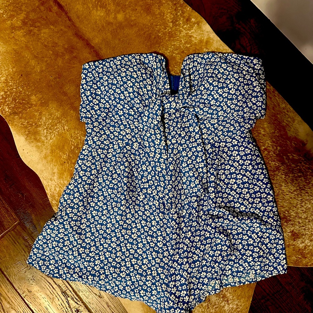 Pink Lily Floral Romper